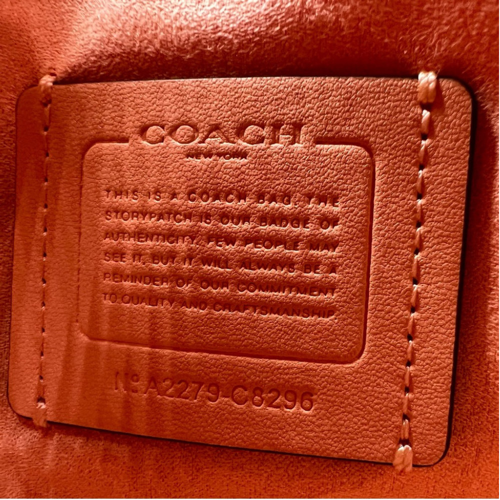 Coach Georgie Saddle Crossbody Bag In Colorblock Leather - Picture 16 of 16